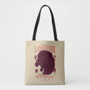 Bolso De Tela Lannister de la Casa - Escúchame Roar