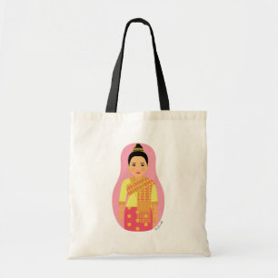 Bolso De Tela Laotian (Rosa) Matryoshka Bag