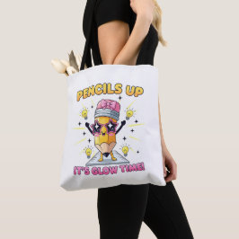 Bolso De Tela Lápices Arriba Es Hora de Brillar