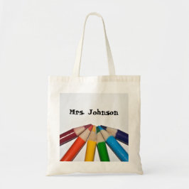 Bolso De Tela Lápices coloreados personalizable
