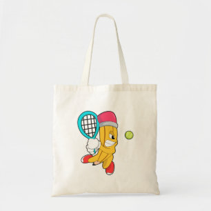 Bolso De Tela Lápiz de tenis con raqueta de tenis