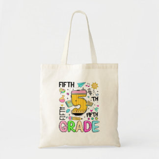 Bolso De Tela Lápiz preppy de quinto grado para volver al colegi