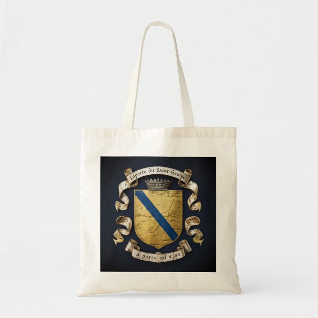 Bolso De Tela Laporte dit Saint Georges Coat of Arms 5 (Frente)
