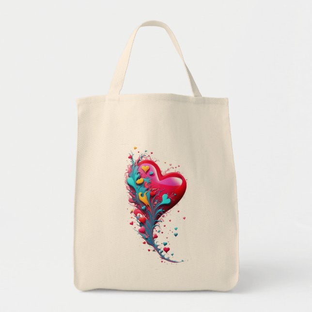 Bolso De Tela Lárgate Con Tu Corazón II (Frente)