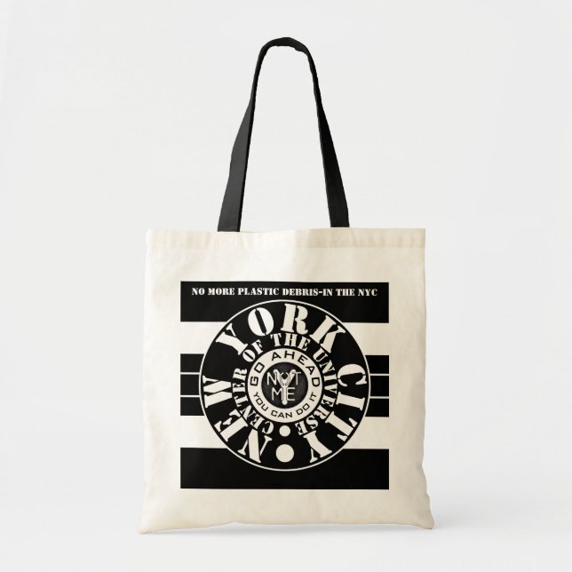 Bolso De Tela LARRYSTOTES NYCCOU 1a Tote presupuestario (Frente)