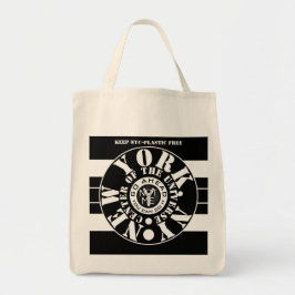 Bolso De Tela LARRYSTOTES NYCCOU 6a Tote de comestibles