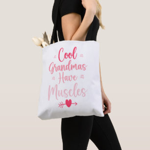 Bolso De Tela Las Abuelas Geniales Tienen Músculos