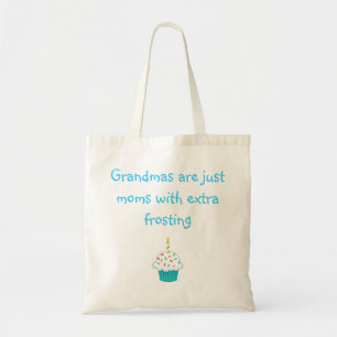 Bolso De Tela Las abuelas son apenas mamáes con helar adicional