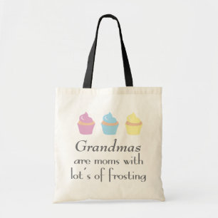 Bolso De Tela Las abuelas son mamáes con las porciones de helar