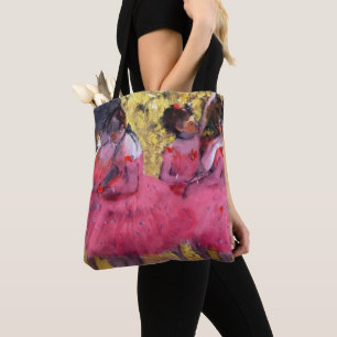Bolso De Tela Las bailarinas rosas, antes del ballet de Edgar De
