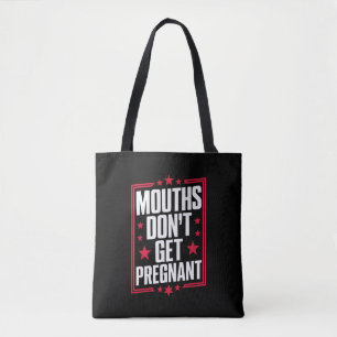 Bolso De Tela Las bocas no se embarazan