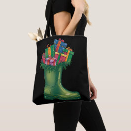 Bolso De Tela Las botas nuevas de Santa