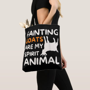 Bolso De Tela Las cabras que se desmayan son mi animal espiritua