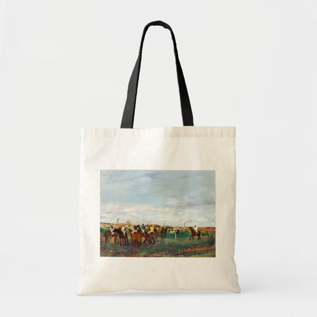 Bolso De Tela Las carreras de caballos, Edgar Degas (Frente)