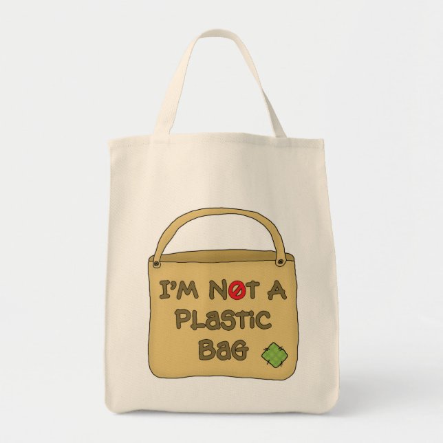 Bolso De Tela Las compras orgánicas Tote-Van ambiente verde (Frente)