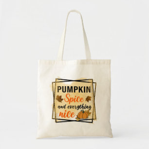 Bolso De Tela Las especias de calabaza y todo lo bueno