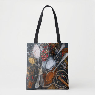 Bolso De Tela Las especias de las cucharas