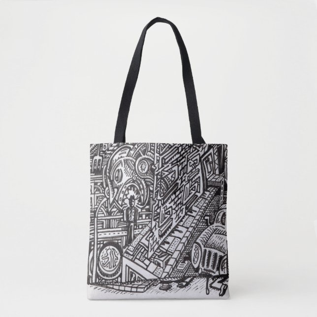 Bolso De Tela Las fauces del destino (Anverso)