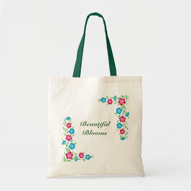Bolso De Tela Las floraciones hermosas empaquetan selecto su (Frente)