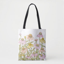 Bolso De Tela Las flores acuarela Arte botánico