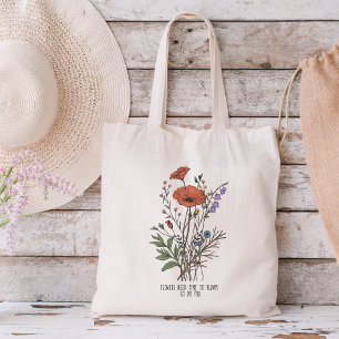 Bolso De Tela Las flores necesitan tiempo para florecer, así que