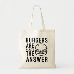 Bolso De Tela Las Hamburguesas Son Siempre La Respuesta