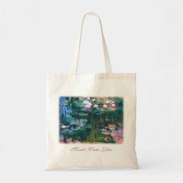 Bolso De Tela Las lacrimógenas de agua de Monet (Frente)