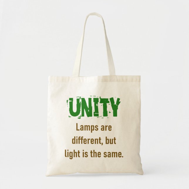 Bolso De Tela Las Lámparas Son Diferentes Pero La Luz Es La Mism (Frente)