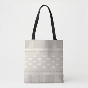 Bolso De Tela Las líneas escandinavas del Boho dominan el taupe