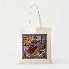 Bolso De Tela Las manos hacen la música