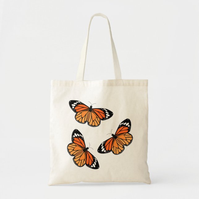 Bolso De Tela Las Mariposas Monarch Toflies Bags (Frente)