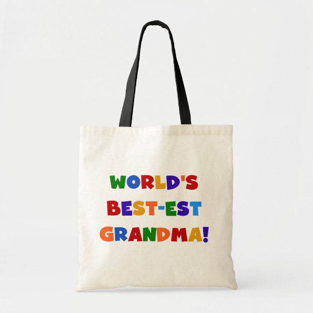 Bolso De Tela Las mejores camisetas y regalos de la abuela más b (Frente)