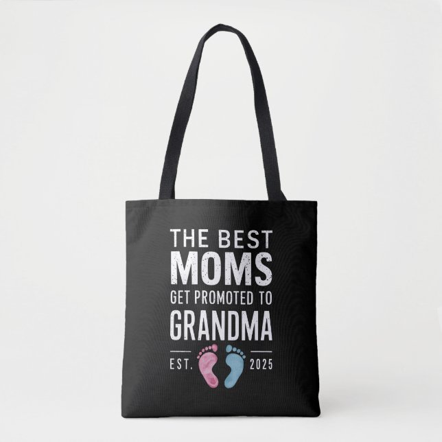 Bolso De Tela Las Mejores Mamás Se Promocionan A La Abuela Este  (Anverso)