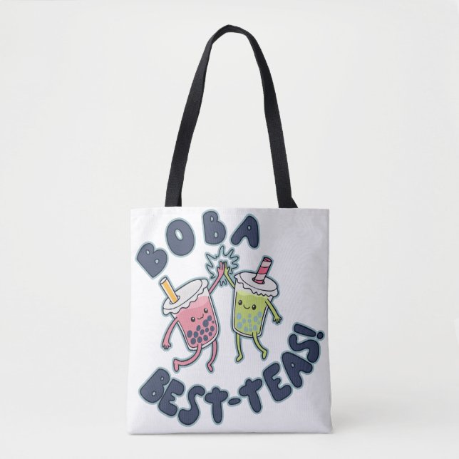 Bolso De Tela ¡Las mejores té de boba! (Anverso)