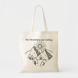 Bolso De Tela Las Montañas Están Llamando