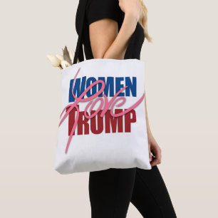 Bolso De Tela Las mujeres aman a Trump