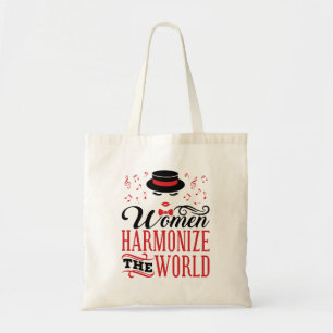 Bolso De Tela Las mujeres armonizan el canto de los Barbershop e