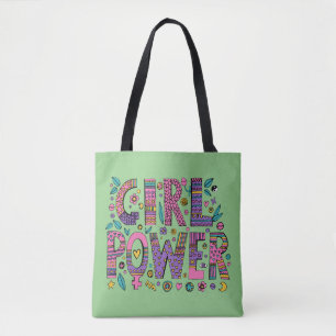 Bolso De Tela Las mujeres con poder chica son amables