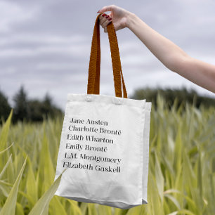 Bolso De Tela Las mujeres de la literatura británica tote Bag