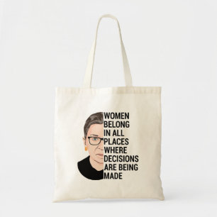 Bolso De Tela Las mujeres pertenecen a todos los lugares en que