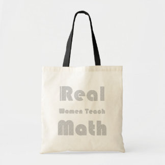 Bolso De Tela Las mujeres reales enseñan a matemáticas
