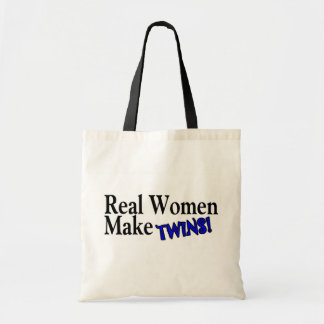 Bolso De Tela Las mujeres reales hacen a gemelos (b)