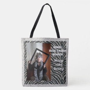 Bolso De Tela Las mujeres rebeldes SIEMPRE hacen historia Tote B