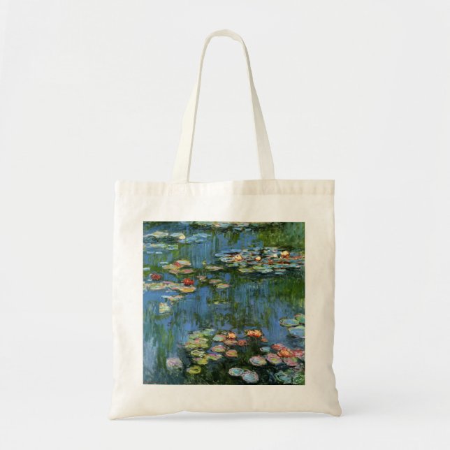 Bolso De Tela Las nalgas de agua de Monet (Frente)
