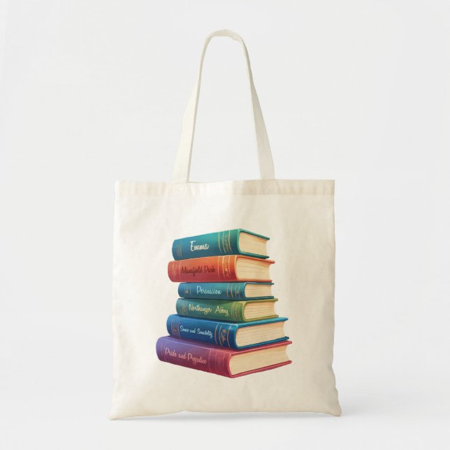 Bolso De Tela Las novelas VIII de Jane Austen (Frente)