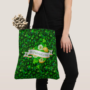 Bolso De Tela Las opciones del día de St Patrick todo encima -