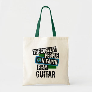 Bolso De Tela Las personas más frías de la Tierra tocan guitarra