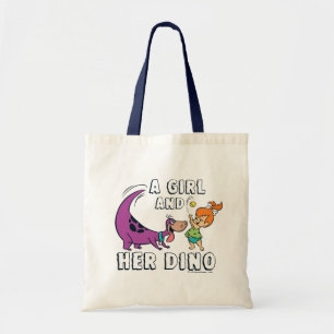 Bolso De Tela Las piedras angulares  Pelota de canicas y dino