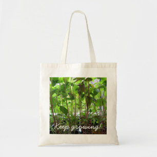Bolso De Tela Las plantas guardan el crecer de las semillas