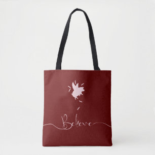 Bolso De Tela Las plumas de cerdo de Believe-Falling